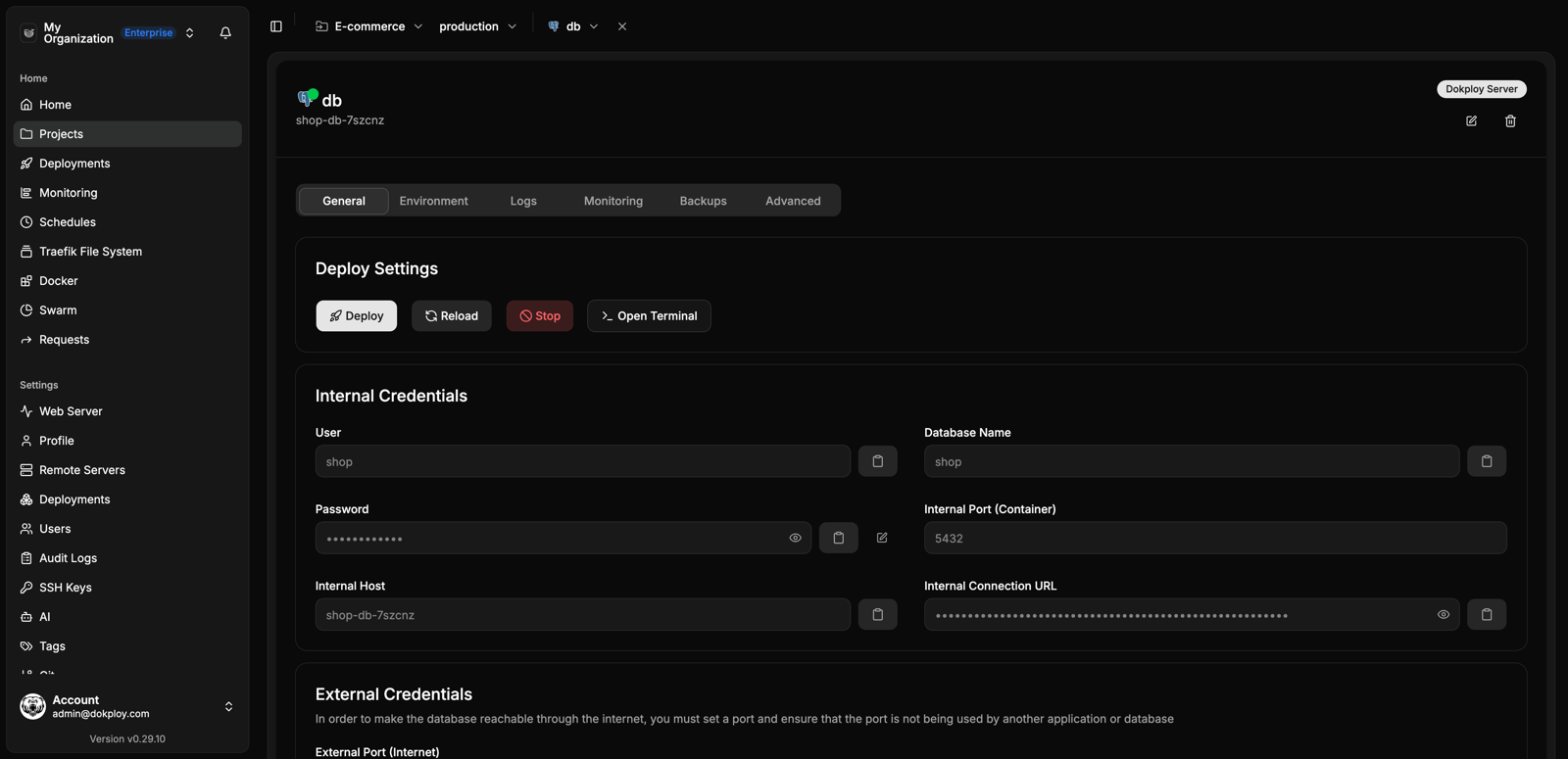 PostgreSQL database view